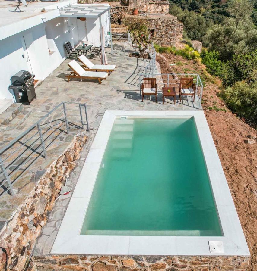 Kampos View - Quiet House At The End Of The Road, Private Pool Vila Kámbos Exterior foto