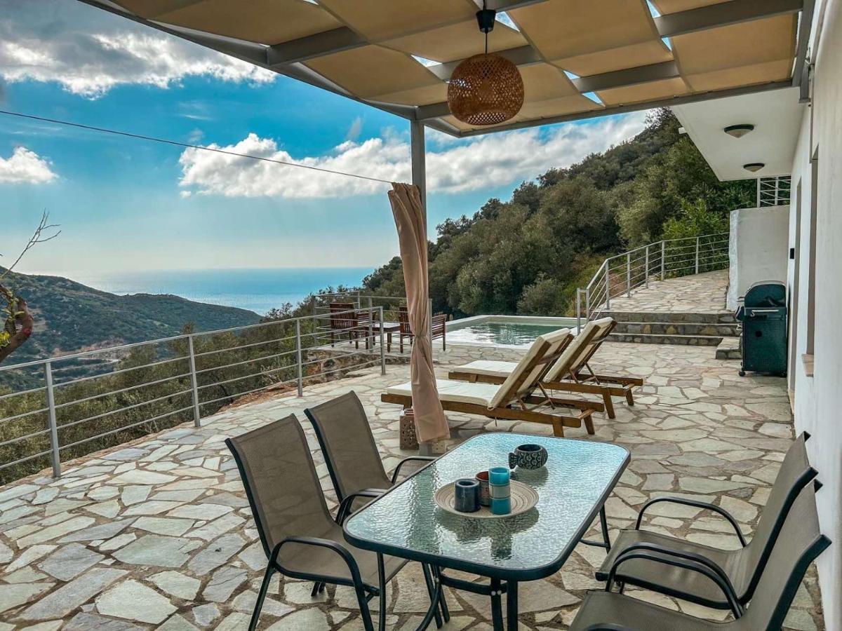 Kampos View - Quiet House At The End Of The Road, Private Pool Vila Kámbos Exterior foto